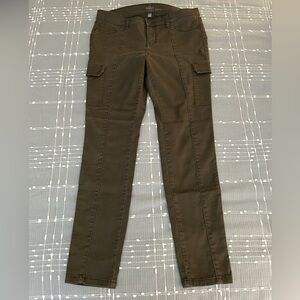 New York & Co soho legging Olive Cargo Pants size 10
